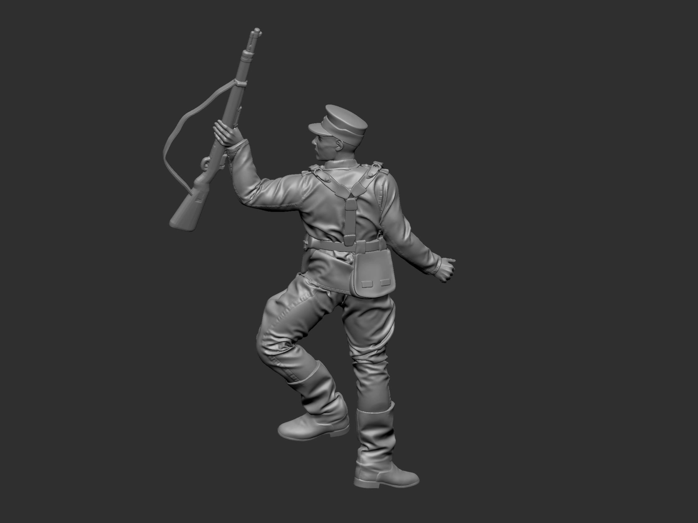 GermanSoldier  6  ww2 3D print model_24
