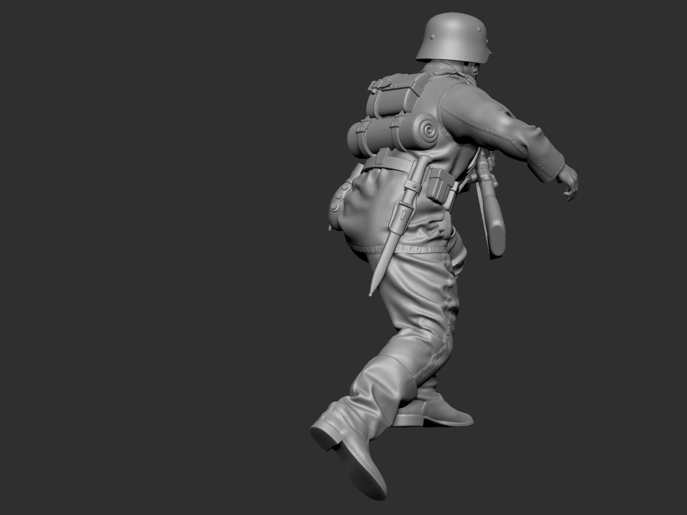 Collection German  Soldier ww2  3D print model_9