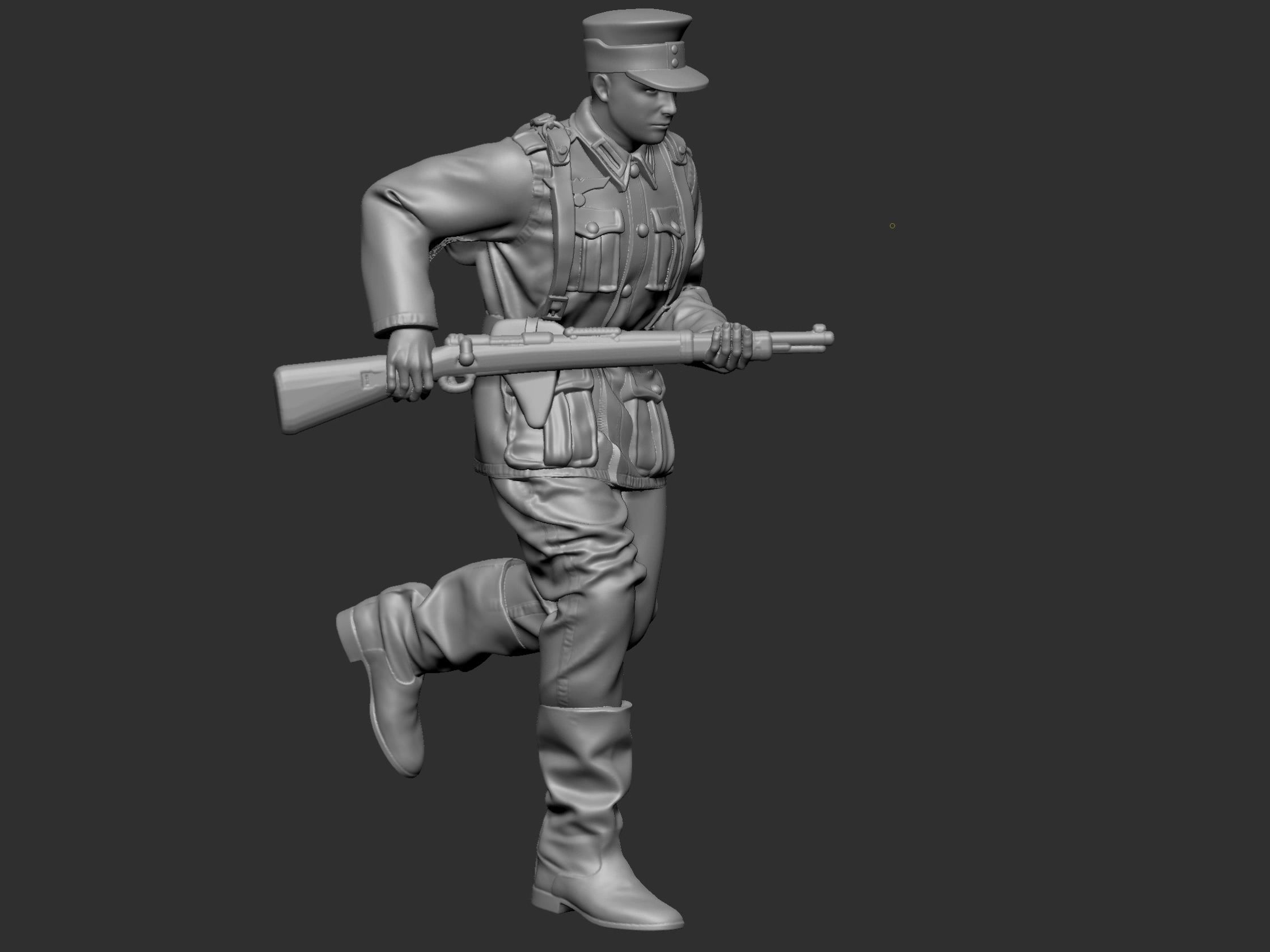 Collection German  Soldier ww2  3D print model_7