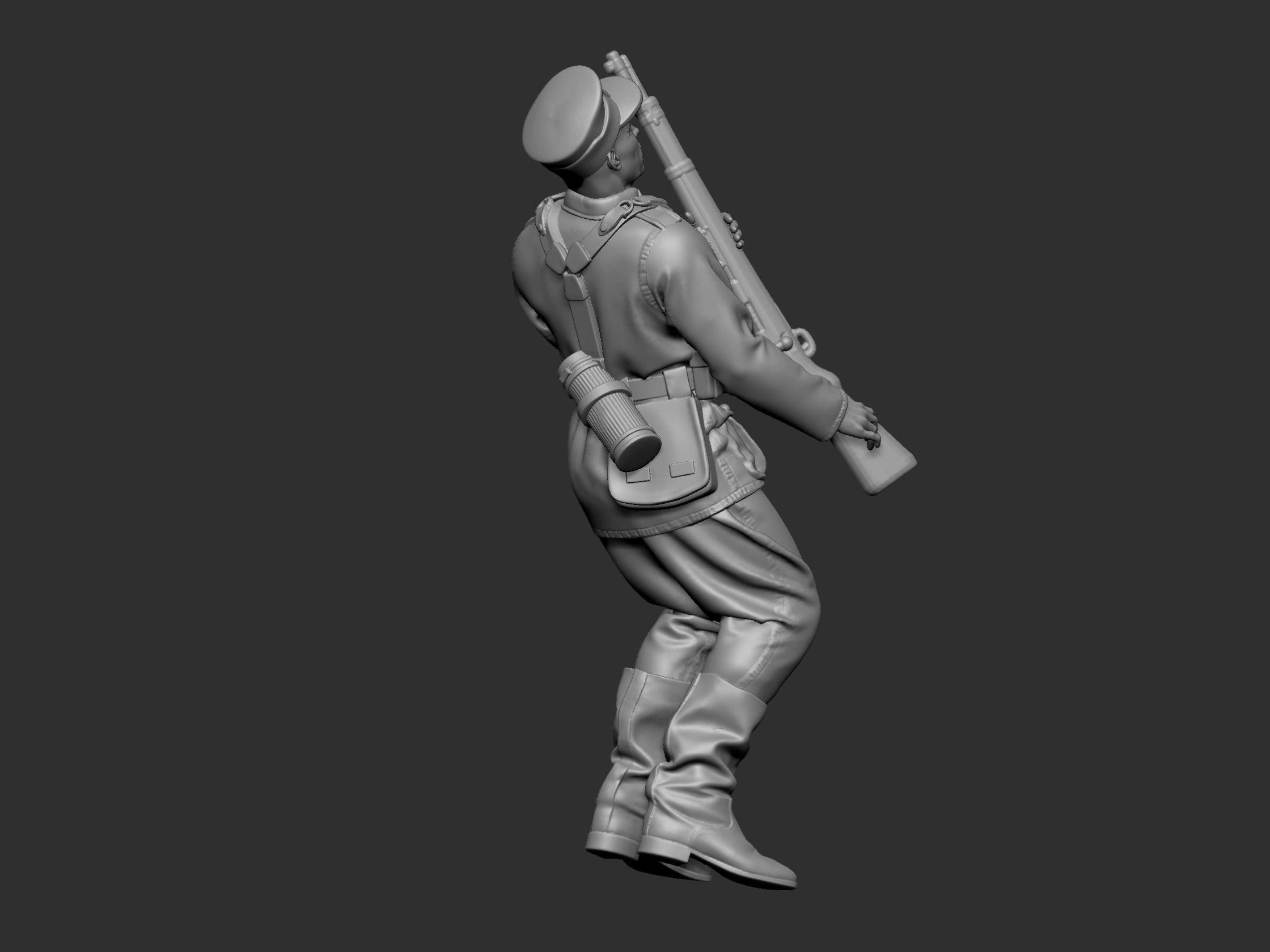 Collection German  Soldier ww2  3D print model_10