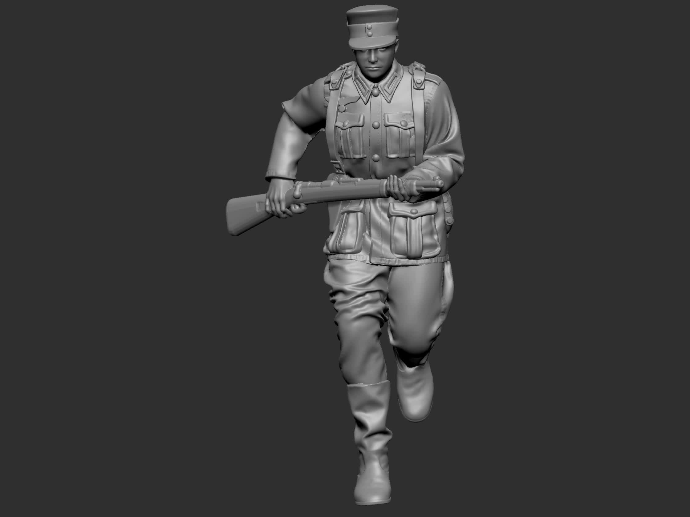 Collection German  Soldier ww2  3D print model_3