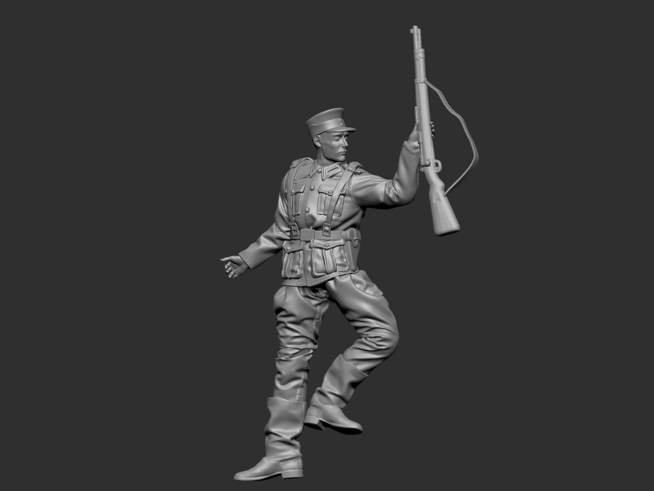 Collection German  Soldier ww2  3D print model_6