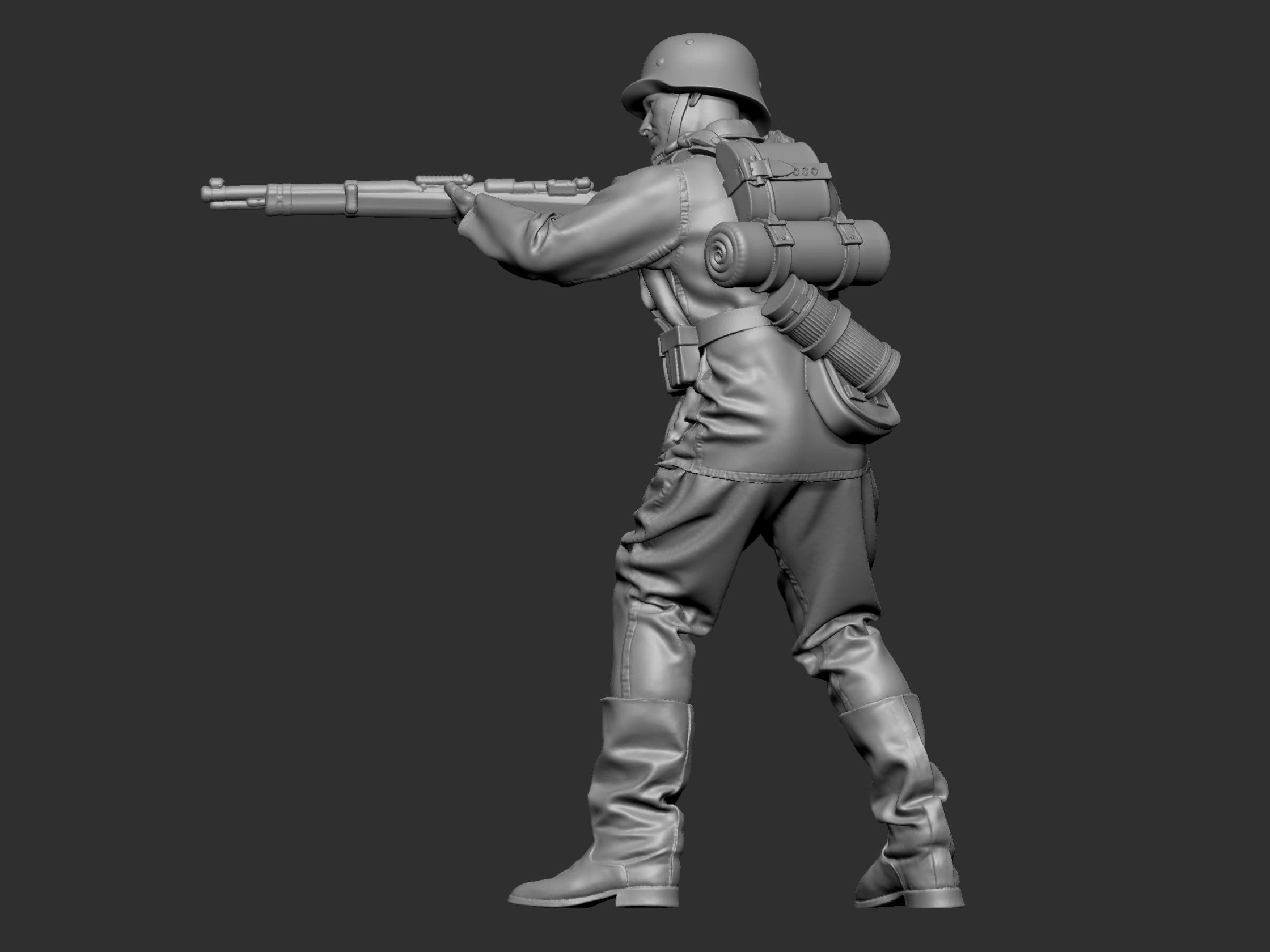 Collection German  Soldier ww2  3D print model_13