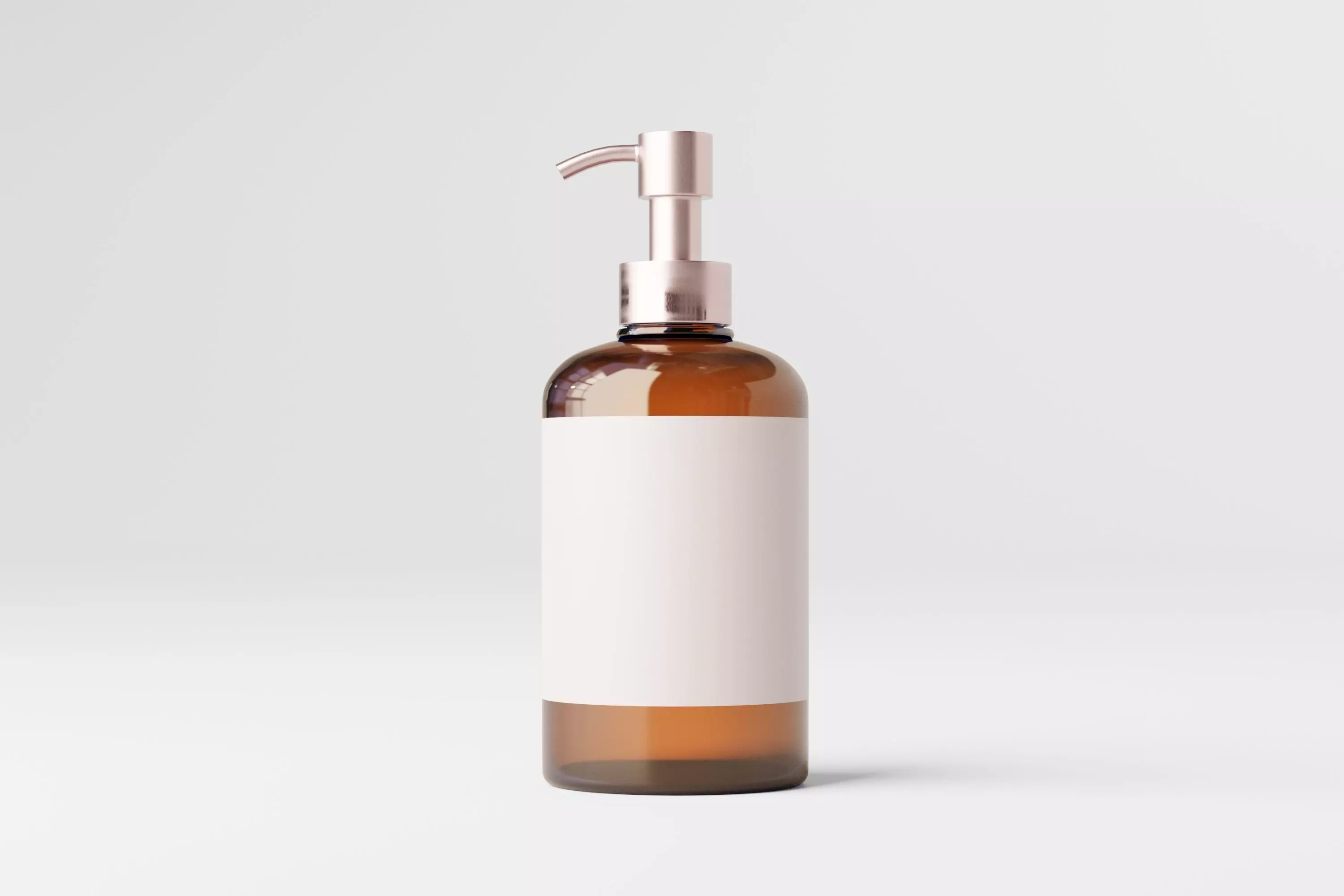 Cosmetic Pump Bottle 3D model_0