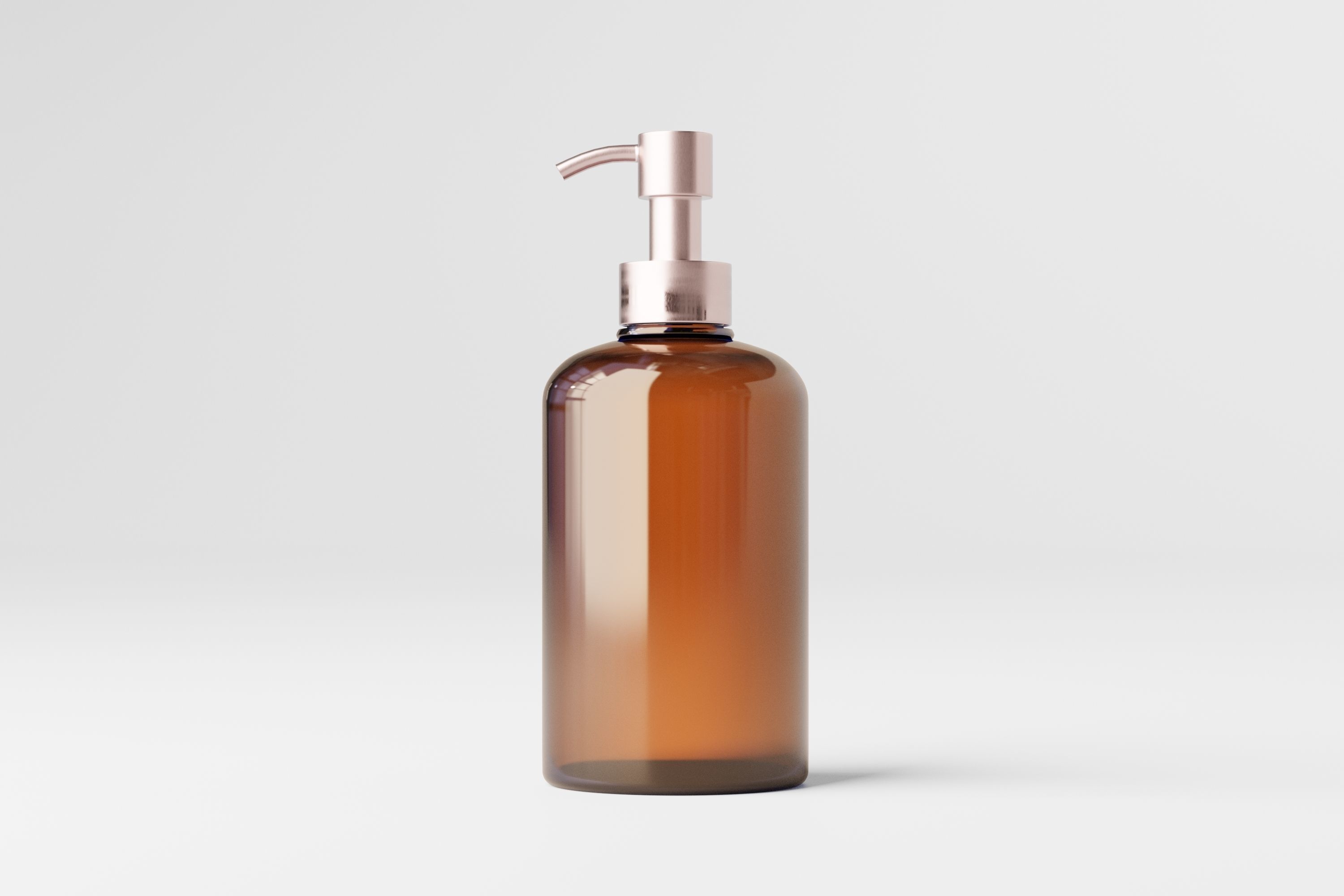 Cosmetic Pump Bottle 3D model_3