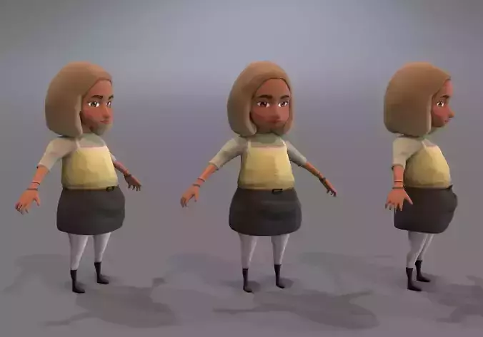 fat little girl with blond hair