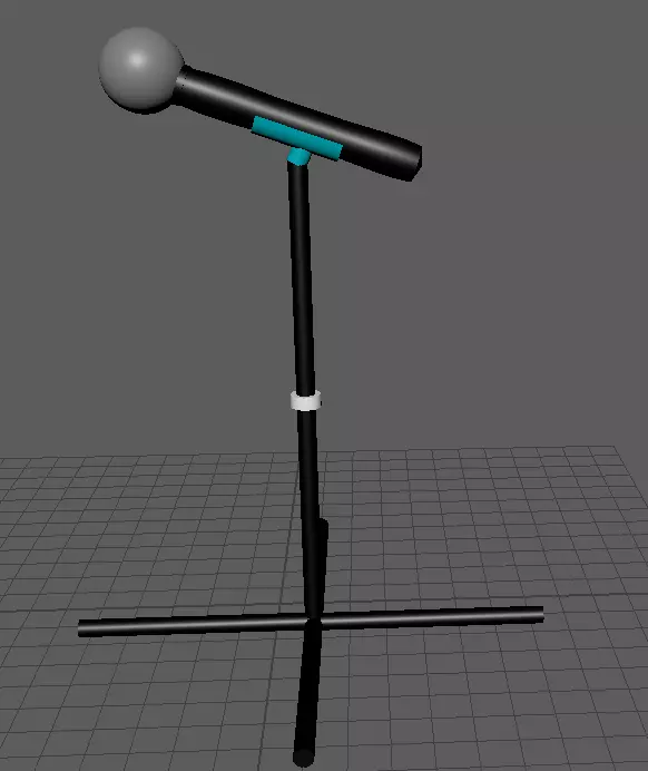 microphone Free low-poly 3D model