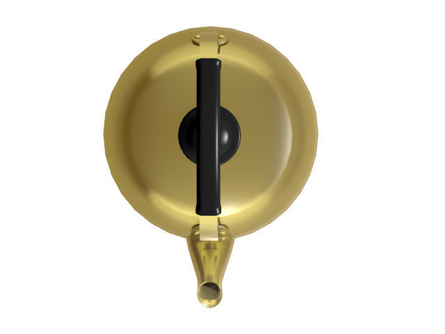 Kettle gold tea 3D model_7