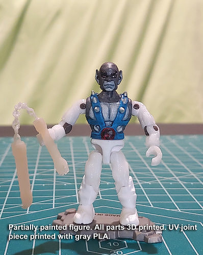 Mega Construx compatible Thundercats Panthro figure - Custom 3D print model