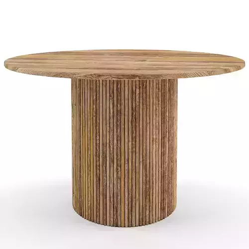 Anika 120cm Round Dining Table Low-poly 3D model