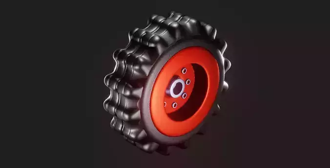Bike Tyre- Rim 3D model