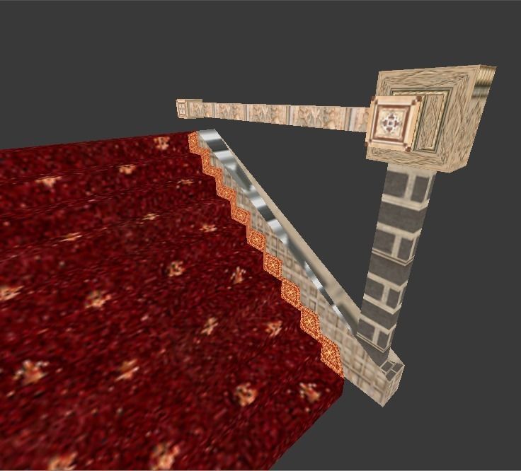 Gerudo Palace Stairs Free low-poly 3D model_3