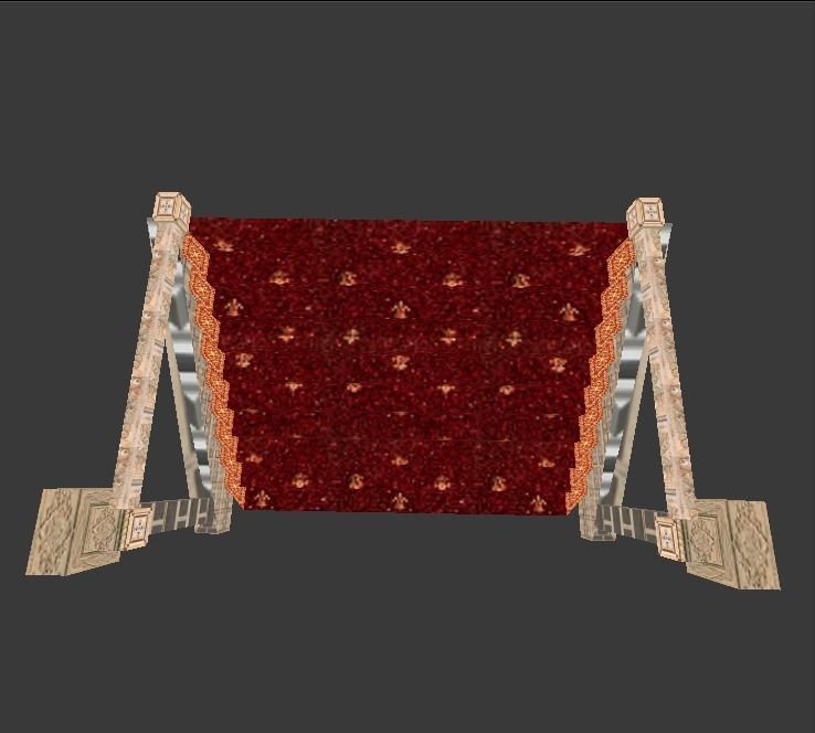 Gerudo Palace Stairs Free low-poly 3D model_6