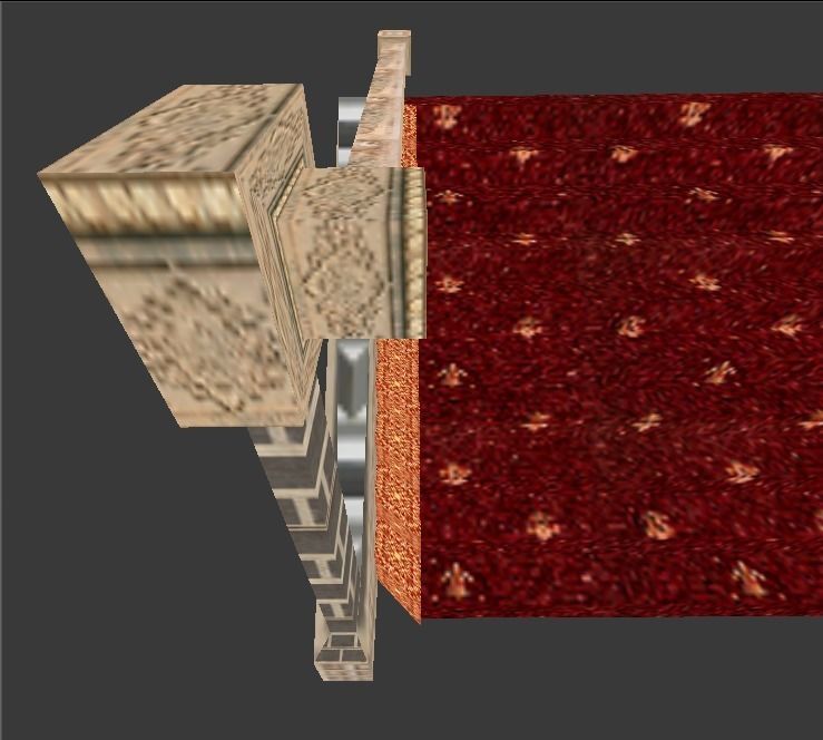 Gerudo Palace Stairs Free low-poly 3D model_4