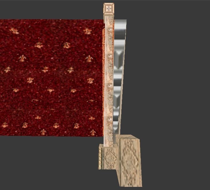 Gerudo Palace Stairs Free low-poly 3D model_5