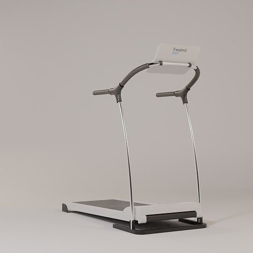Treadmill tread machine Low-poly 3D model