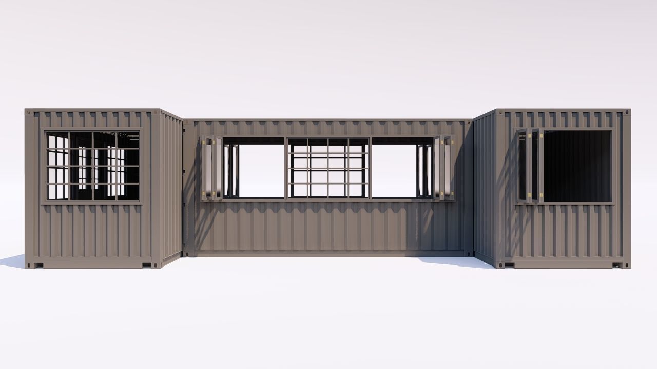 Cargo Container 1 3D model_1