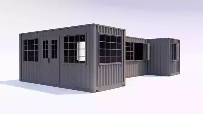 Cargo Container 1 3D model