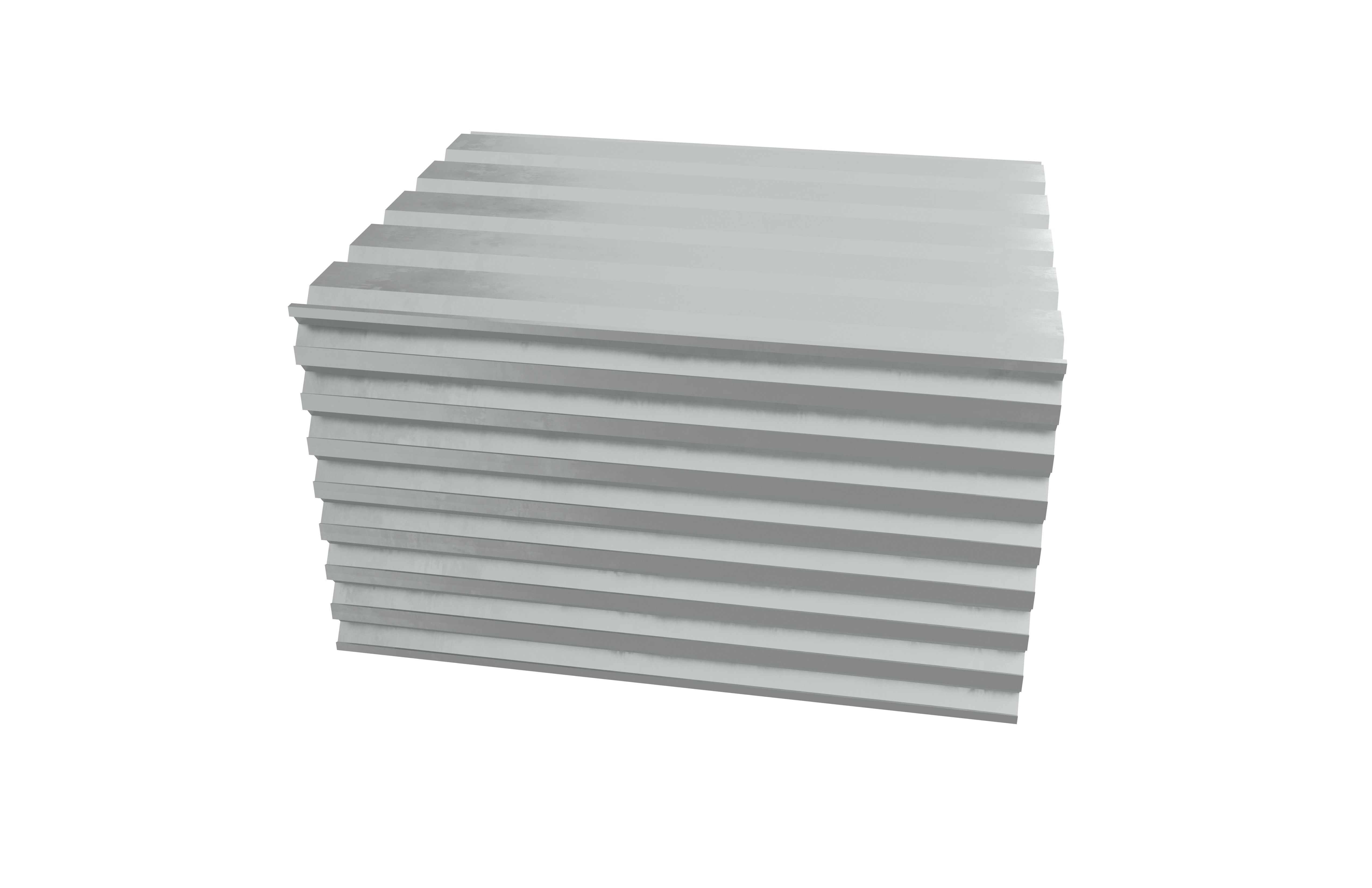 Pile Of Profiled Sheet v1 001 Low-poly 3D model_3