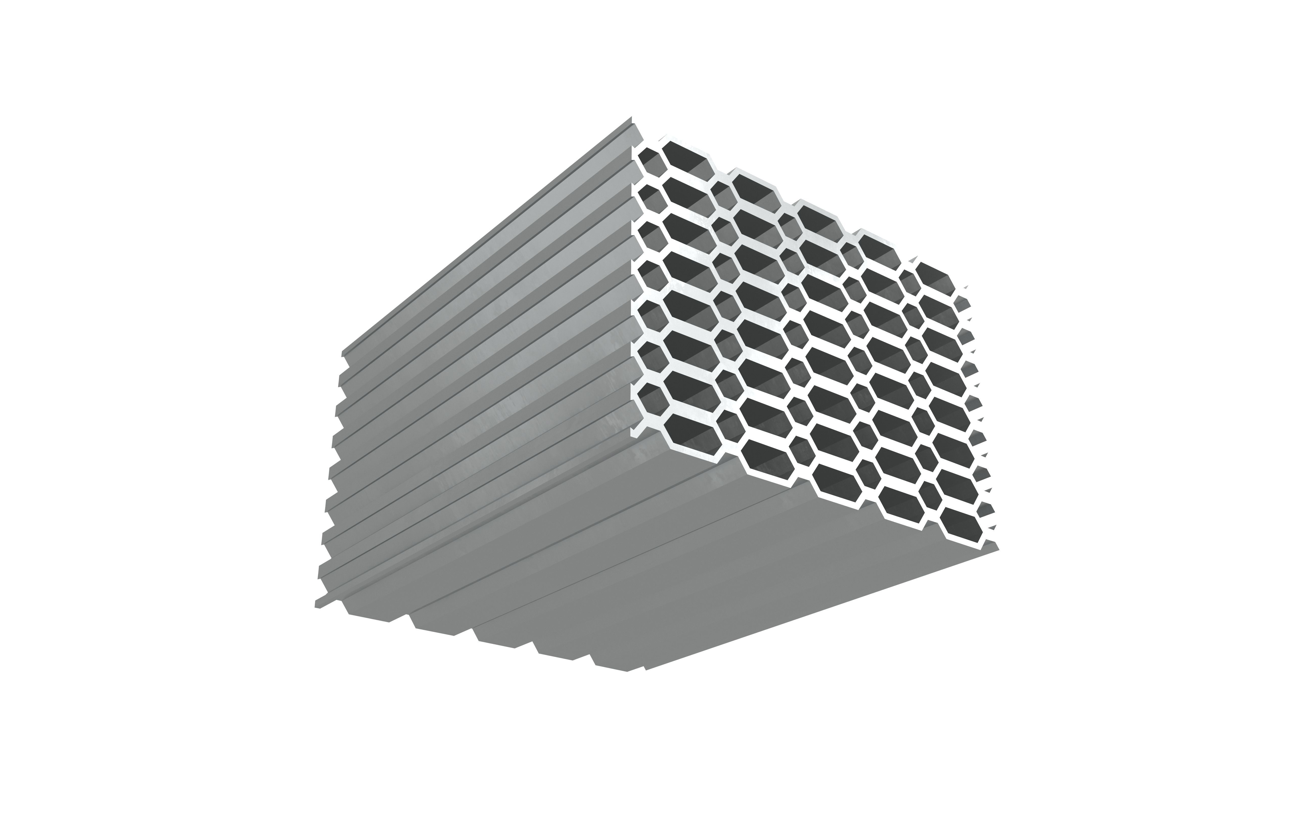 Pile Of Profiled Sheet v1 001 Low-poly 3D model_2