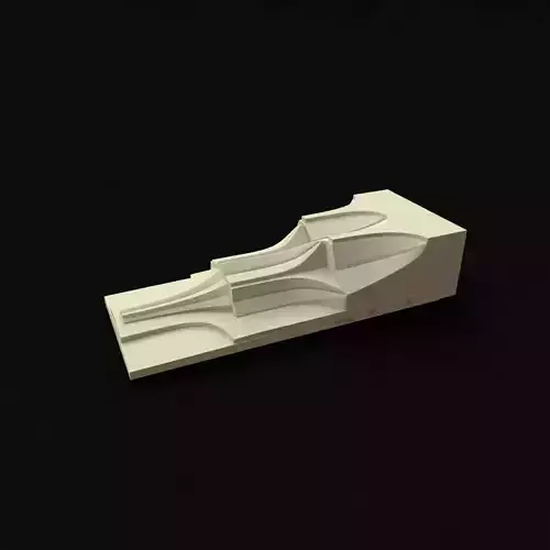 pilaster train track