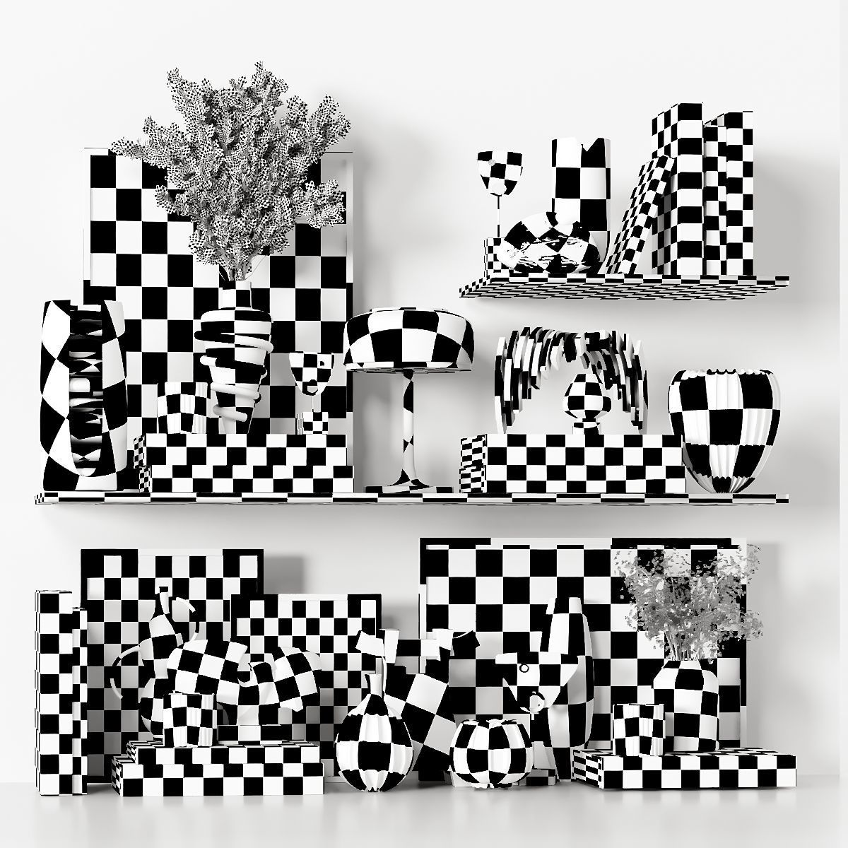 Decorative Set 15 3D model_5