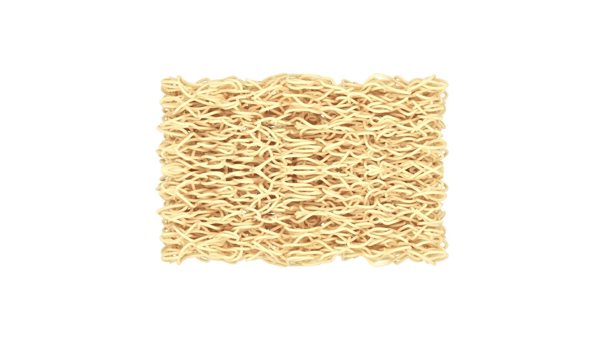 Instant Noodle Brick Cake 3D model_4