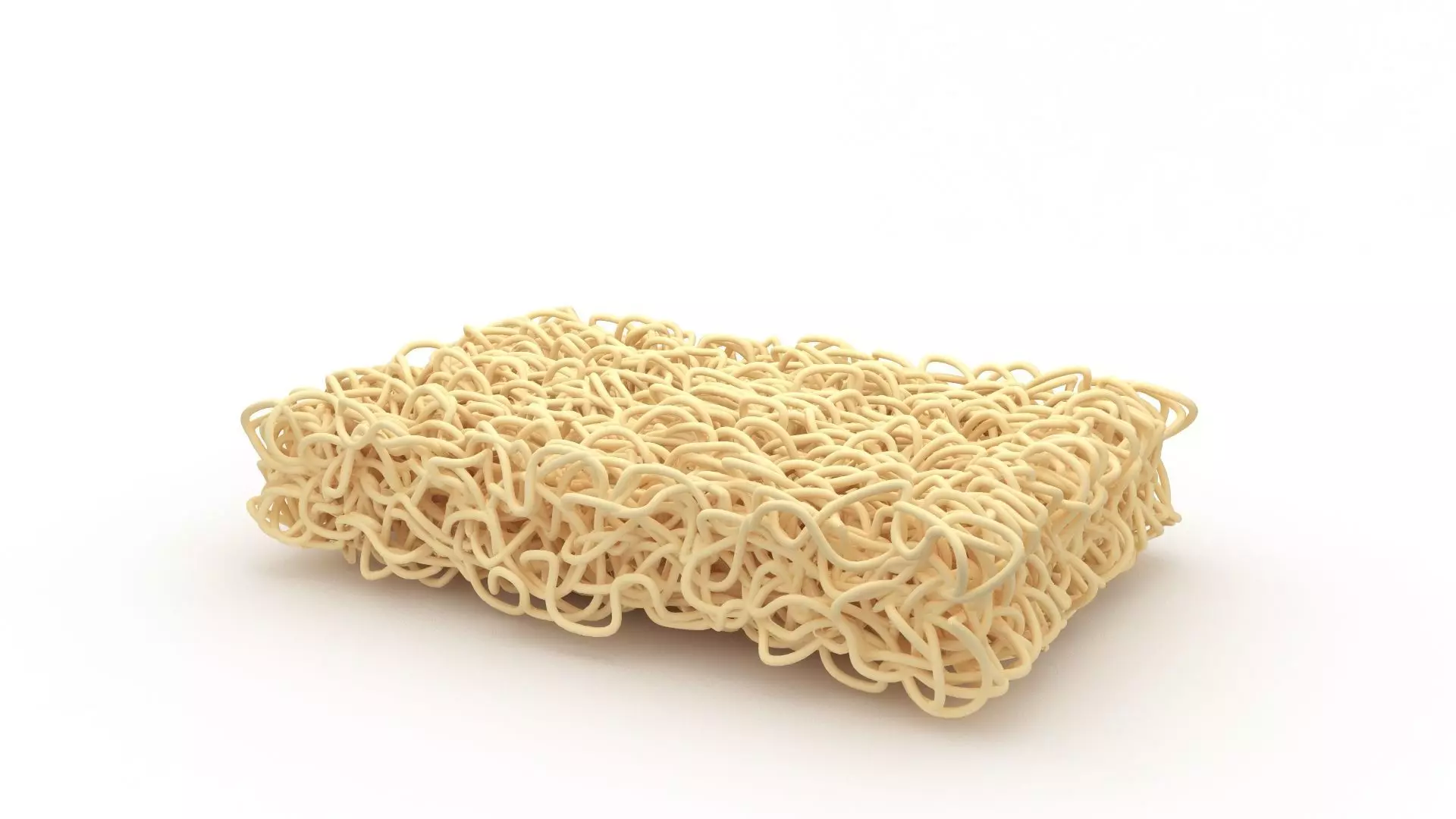 Instant Noodle Brick Cake 3D model_0