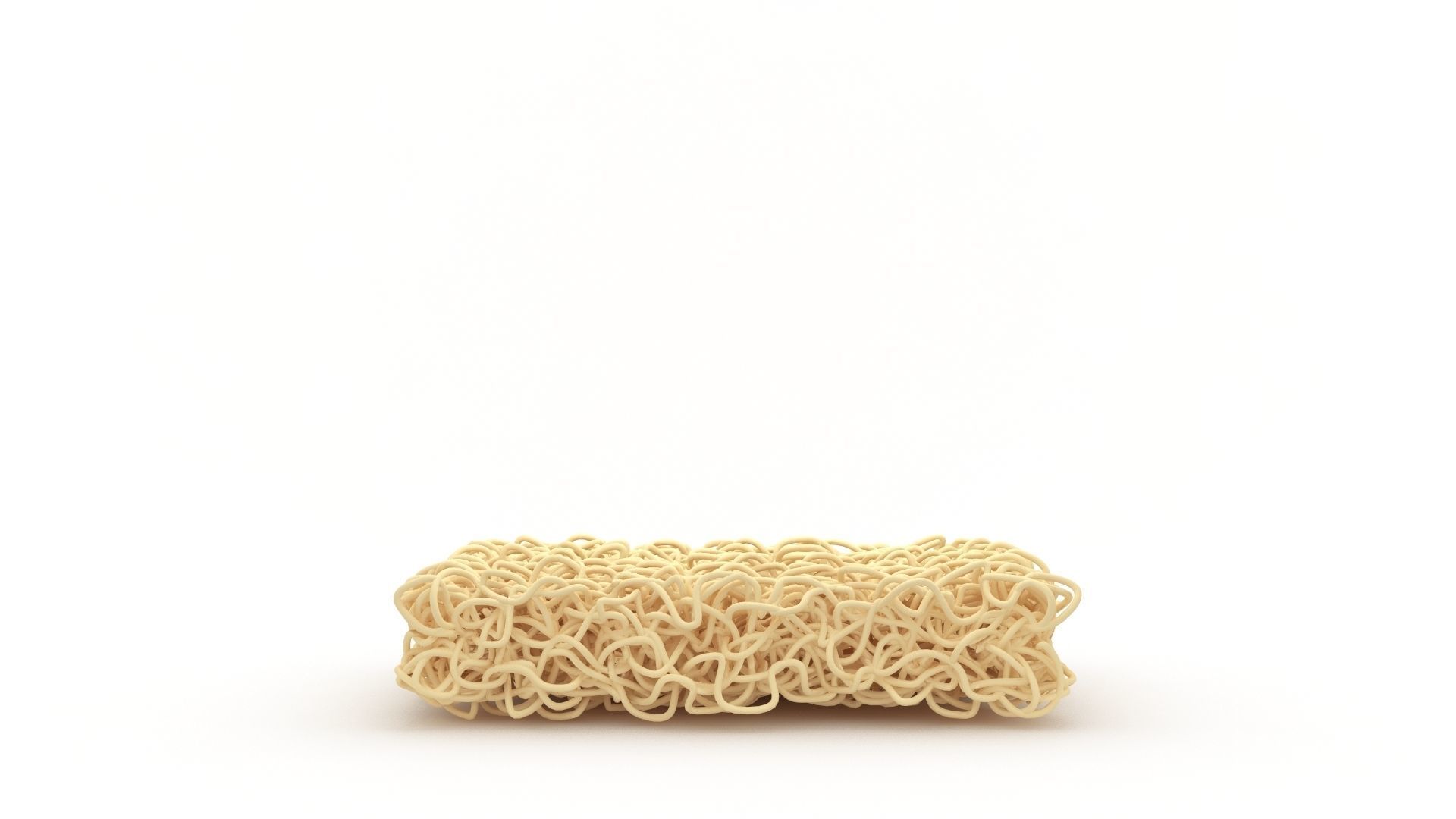 Instant Noodle Brick Cake 3D model_1