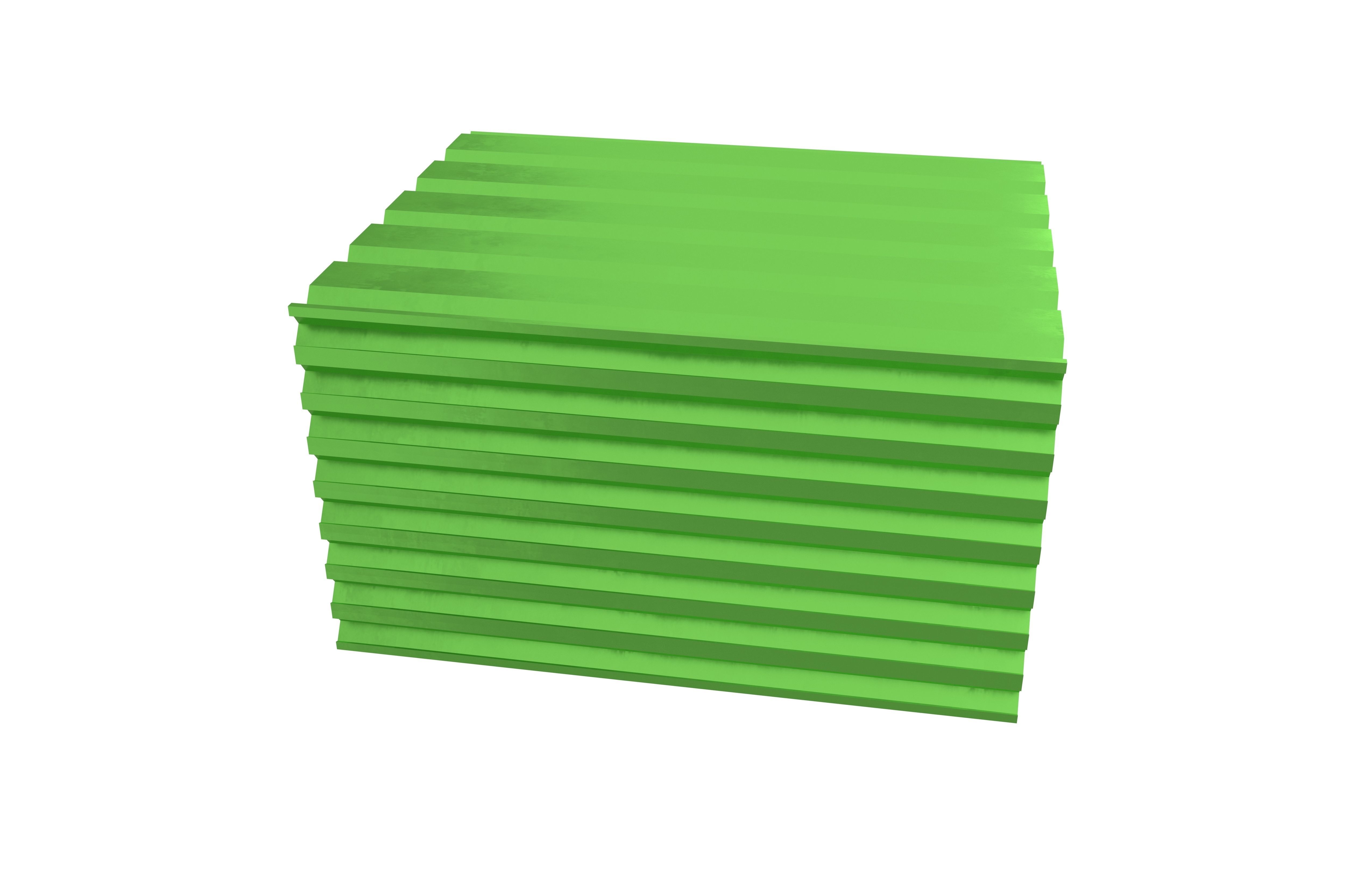 Pile Of Profiled Sheet v1 005 Low-poly 3D model_3