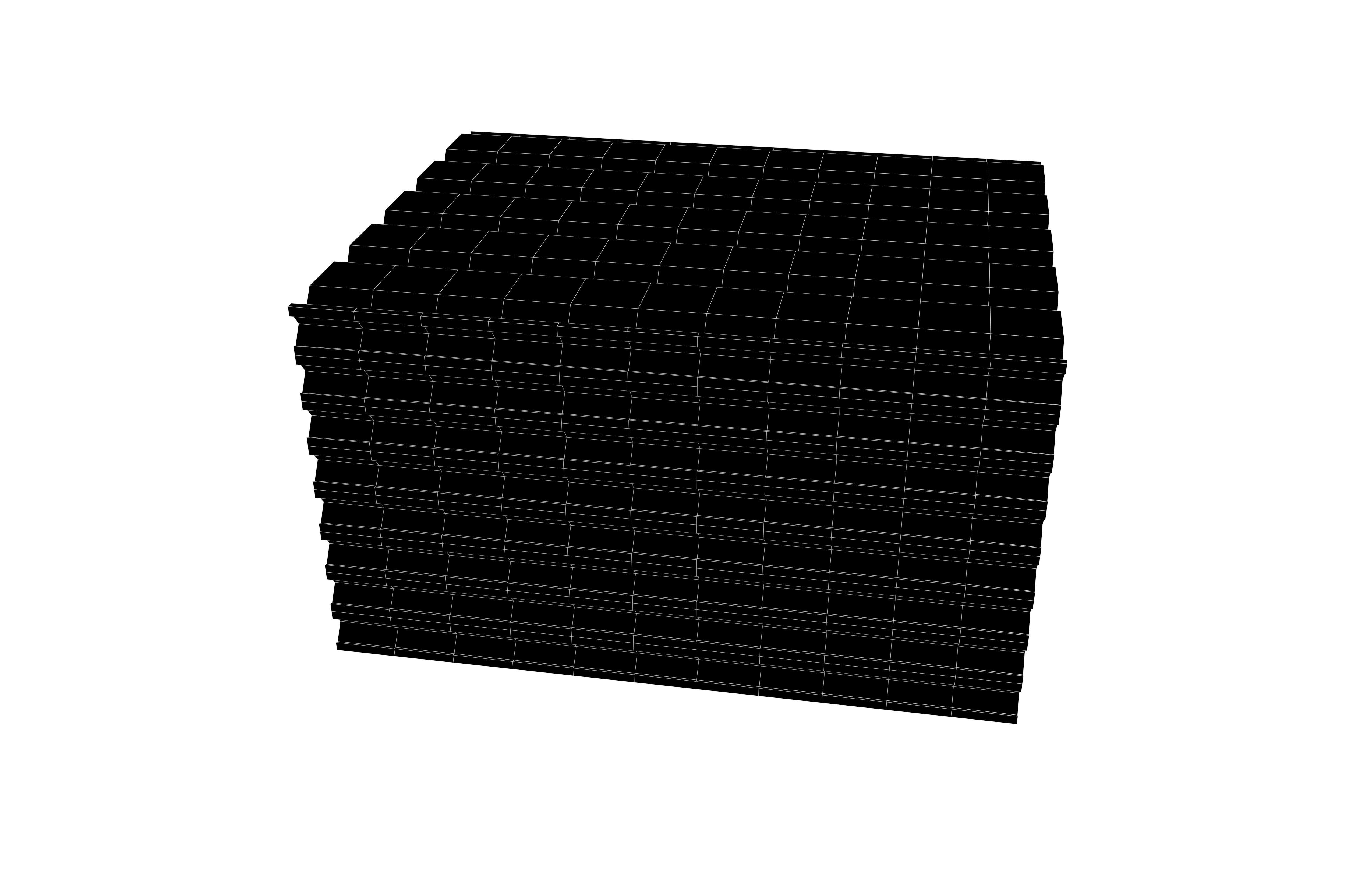 Pile Of Profiled Sheet v1 005 Low-poly 3D model_6