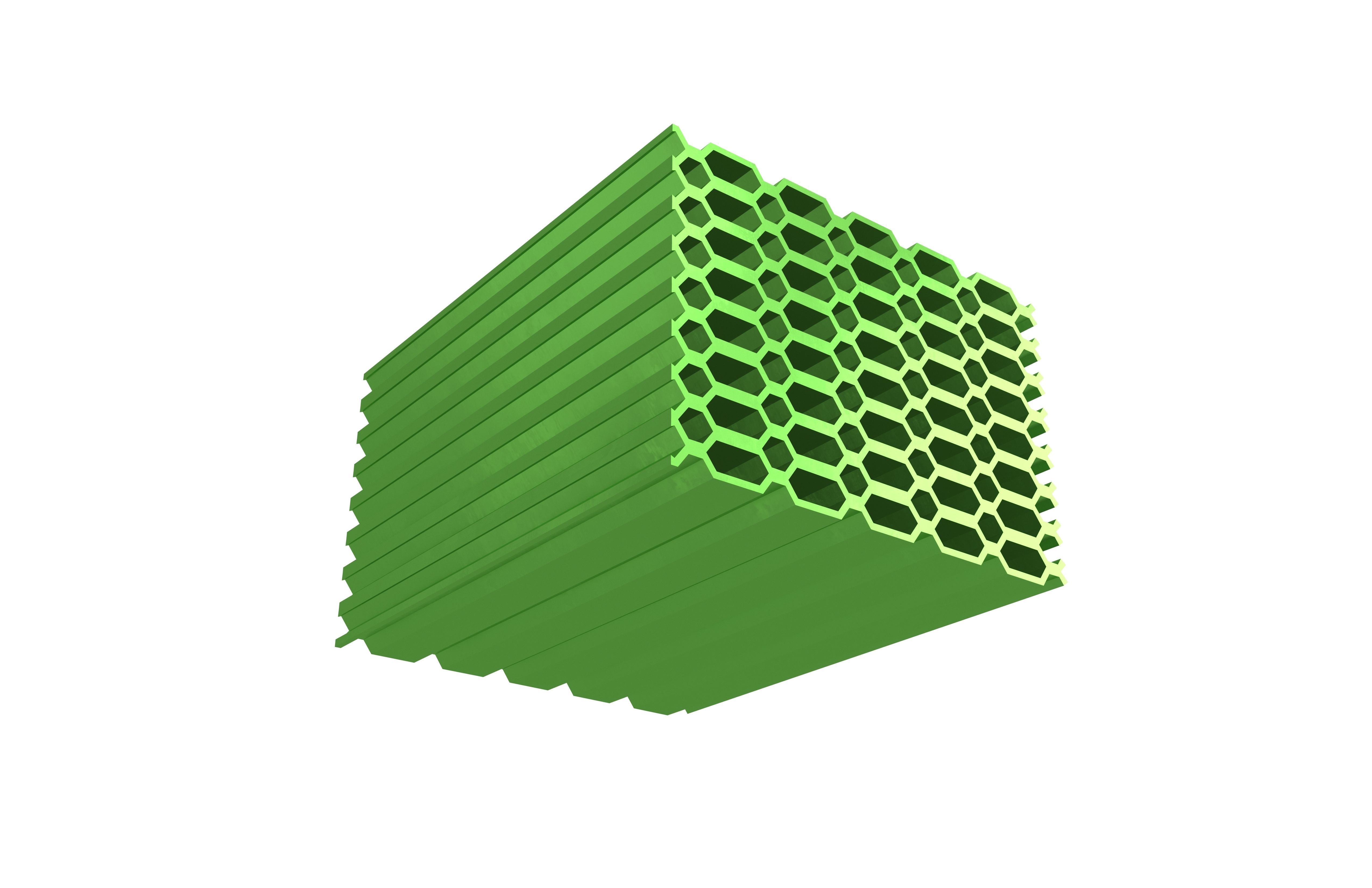 Pile Of Profiled Sheet v1 005 Low-poly 3D model_1