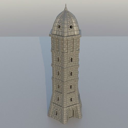 Ivory Tower Tabletop Terrain 25 mm 3D print model