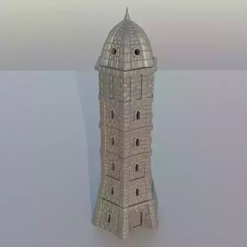 Ivory Tower Tabletop Terrain 25 mm 3D print model