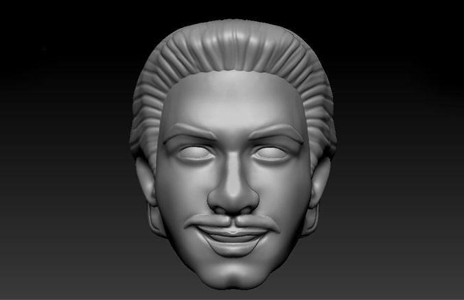 LANDO CALRISSIAN REBELS HEAD 3D print model