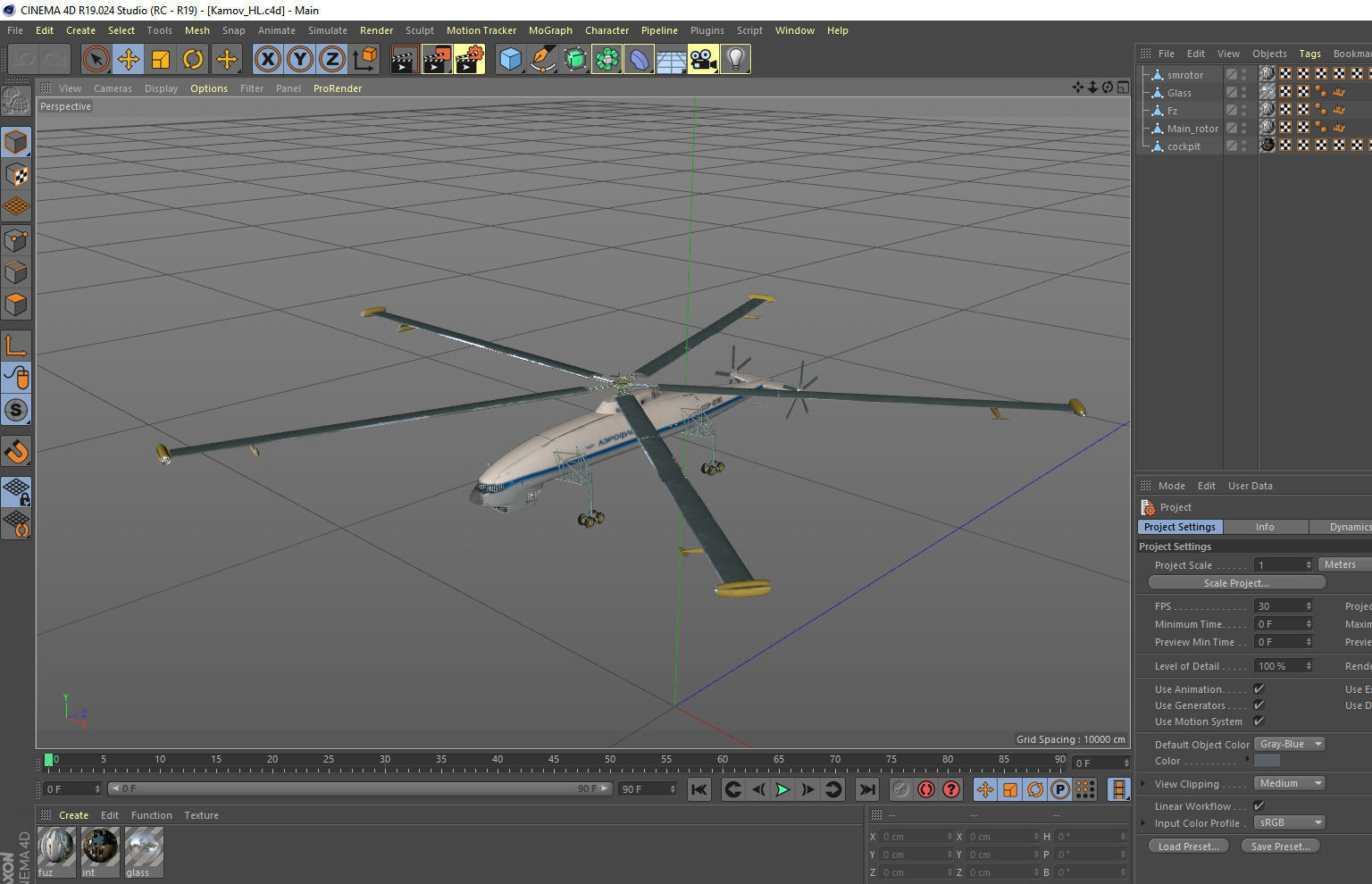 Kamov heavy lift helicopter 3D model_9