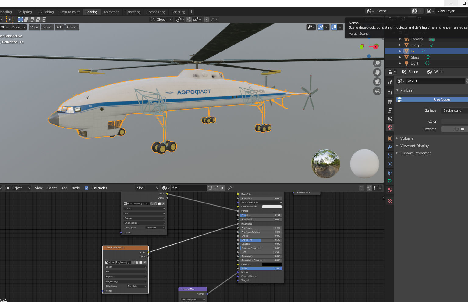 Kamov heavy lift helicopter 3D model_10