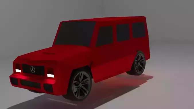 Mercedes-Benz G63 Low-poly anim