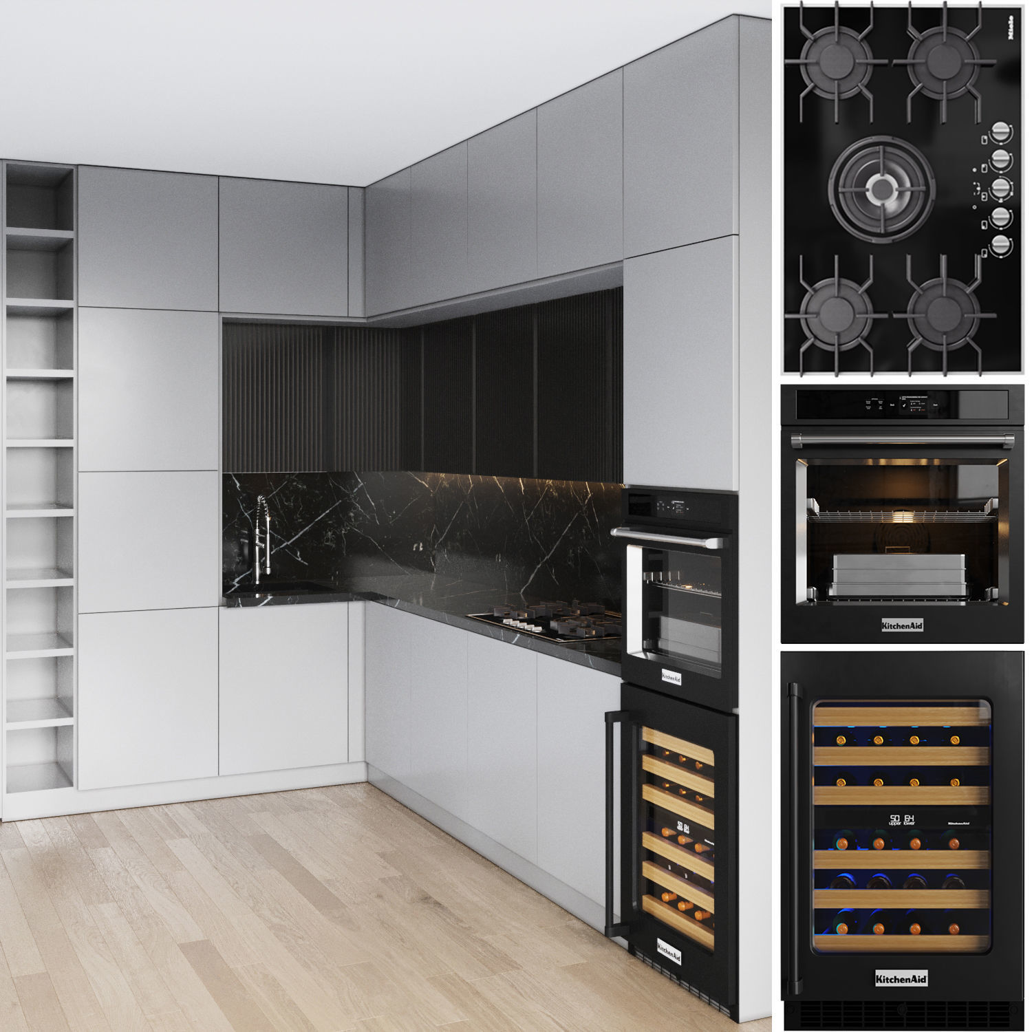 kitchen 020 3D model_1