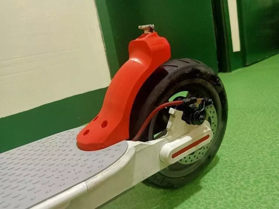 Rear Short Fender for M365 Non-Pro and Pro 3D print model_0