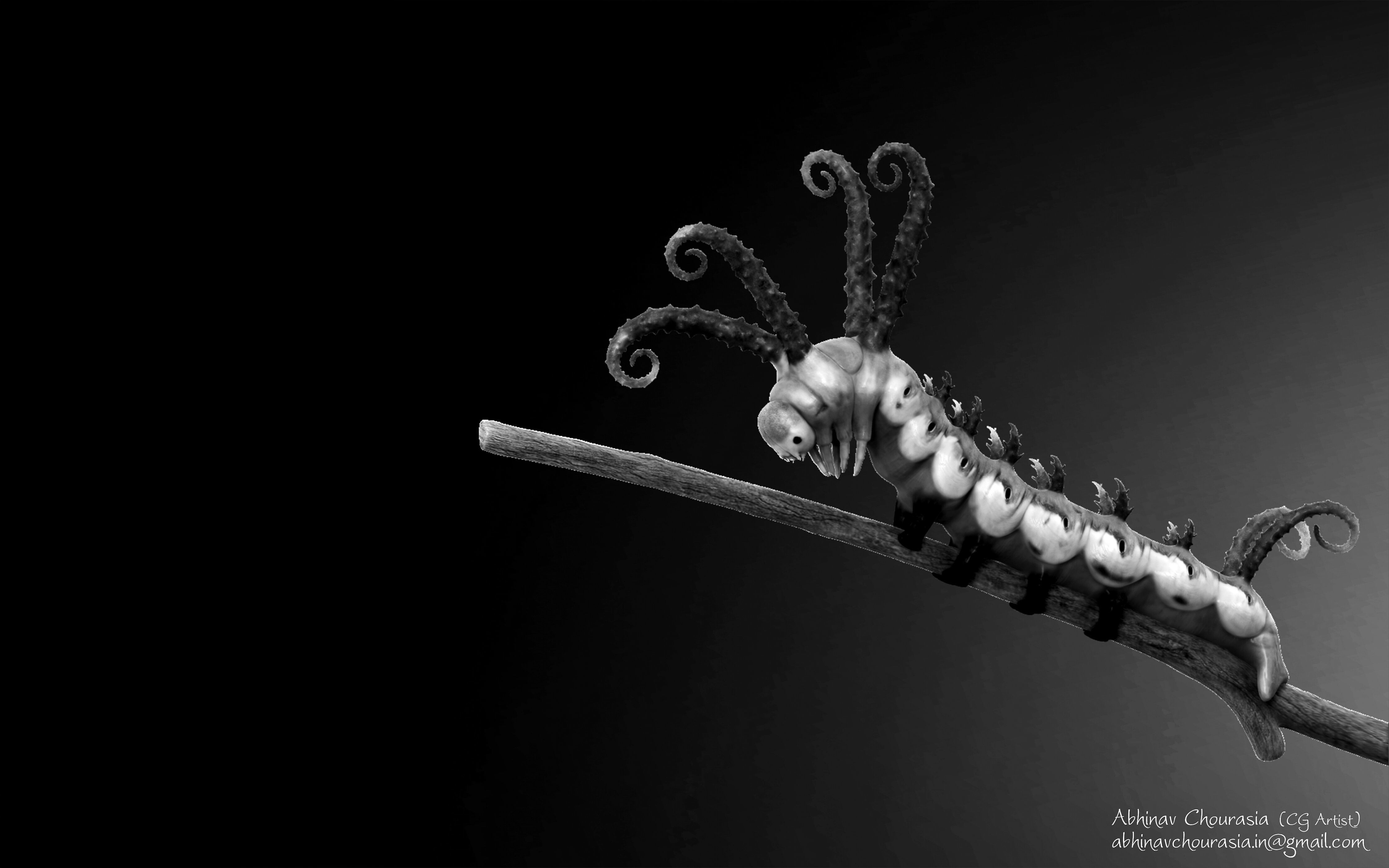 Caterpillar 3D Print Model on branch 3D print model_8