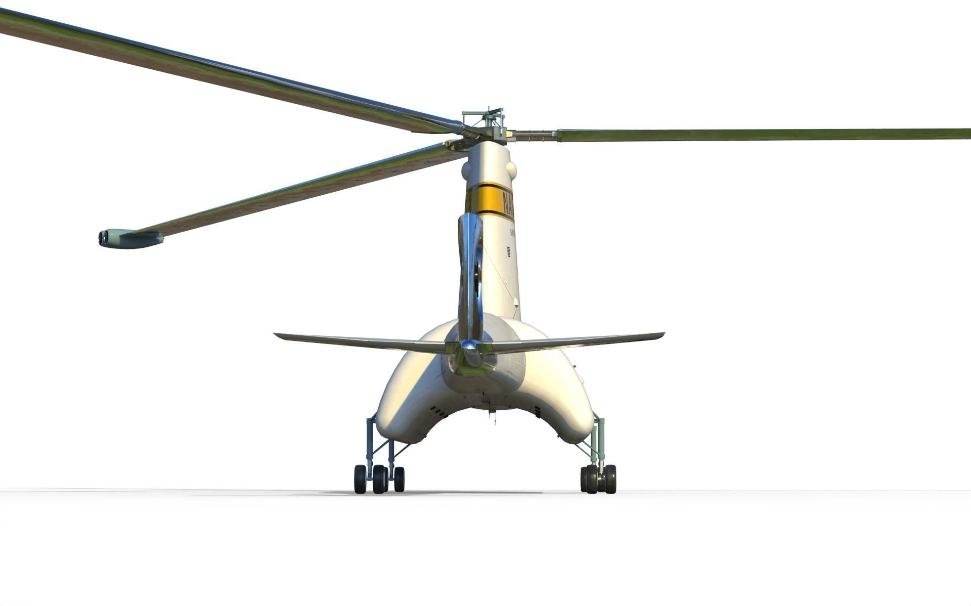 Hiller air tug heavy helicopter 3D model_14
