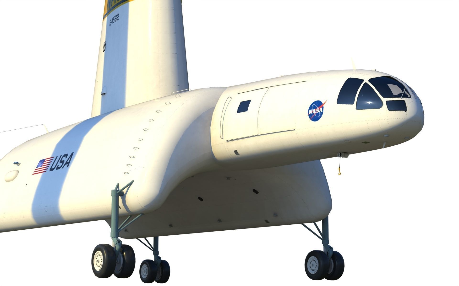 Hiller air tug heavy helicopter 3D model_10