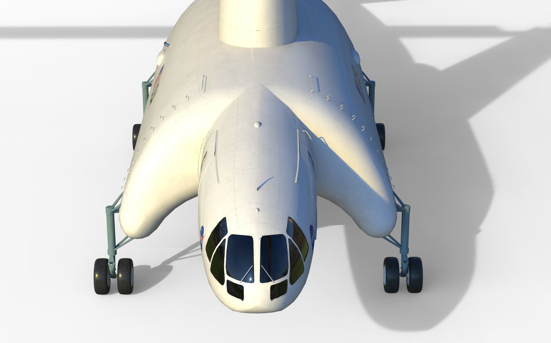 Hiller air tug heavy helicopter 3D model_11