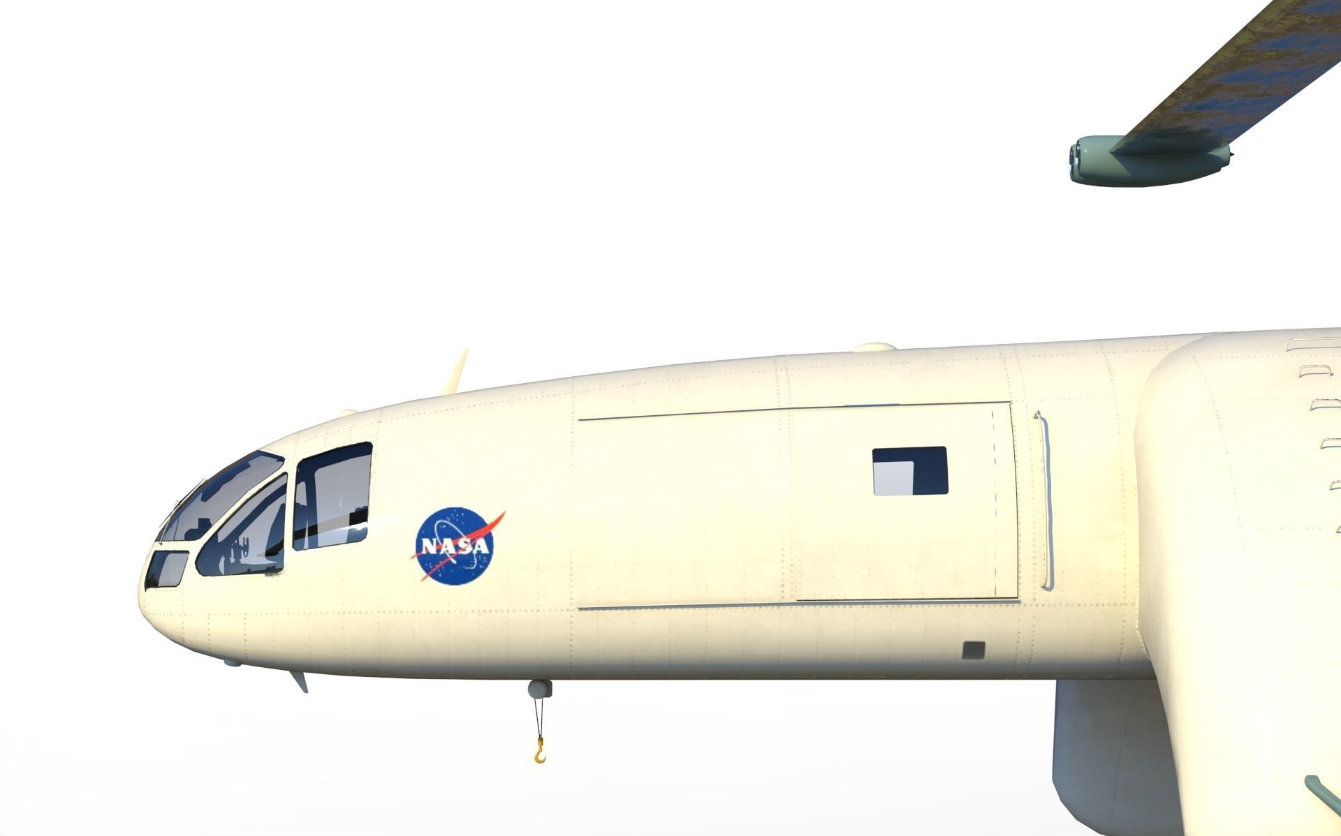 Hiller air tug heavy helicopter 3D model_15