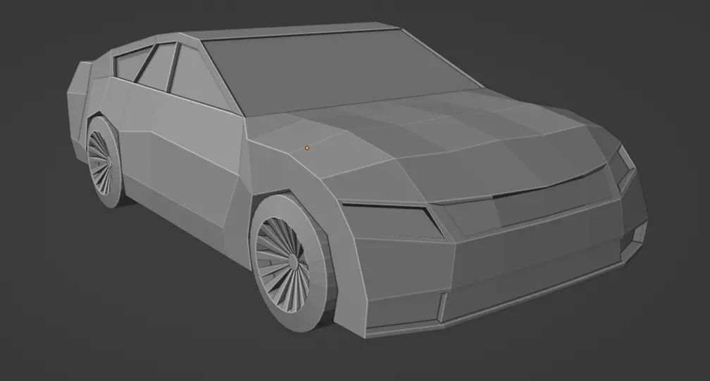sport car Free low-poly 3D model