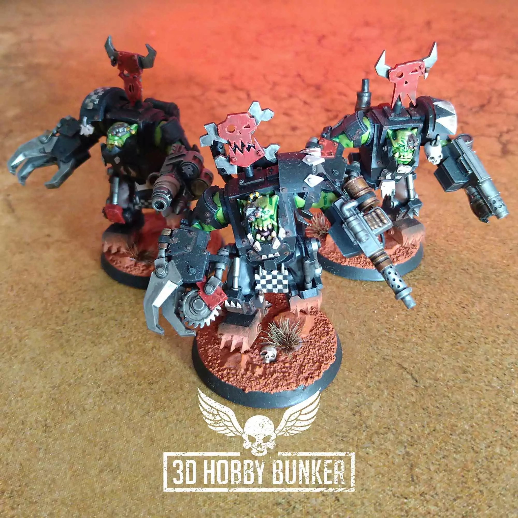 Ork Armored Bosses 3D print model