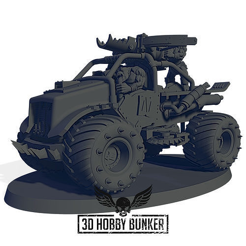 Ork Chomper Truck 3D print model