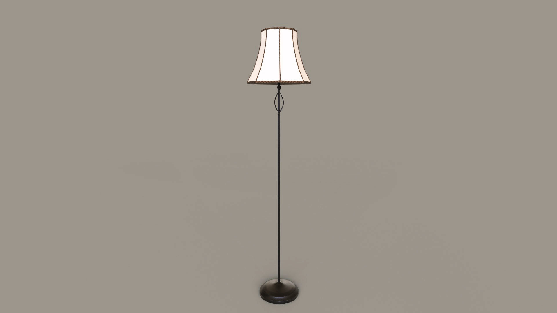 Light Bedroom Set Low-poly 3D model_13