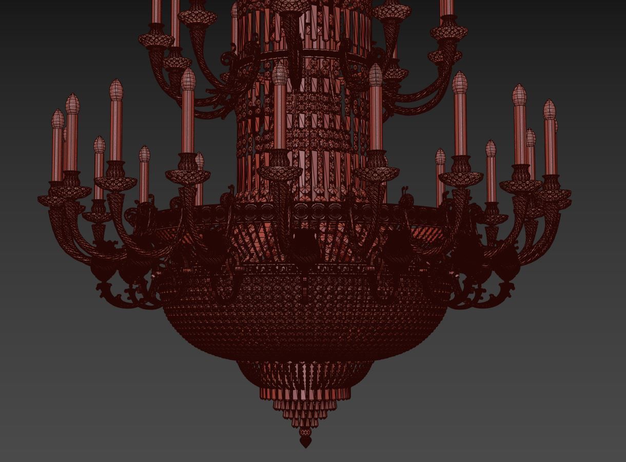 Ceiling lights 3D model_3